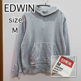 エドウィン(EDWIN)のEDWIN エドウィン　フルプルオーバー　グレー　M(パーカー)