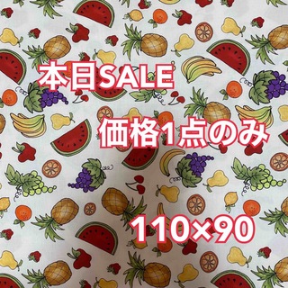 ロラライハリス生地　Fan Fruit110×90