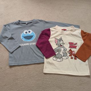 セサミストリート(SESAME STREET)のキャラクター 長袖Tシャツ 2枚セット ベビー服 キッズ服(Tシャツ/カットソー)