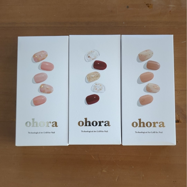 ohora(オホーラ)のオホーラ　ネイルシール3箱セット コスメ/美容のネイル(ネイル用品)の商品写真