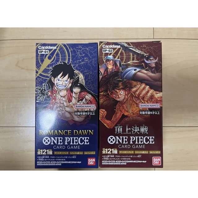 ONE PIECE カード　ROMANCE DAWN 頂上決戦 各1箱　値下げ