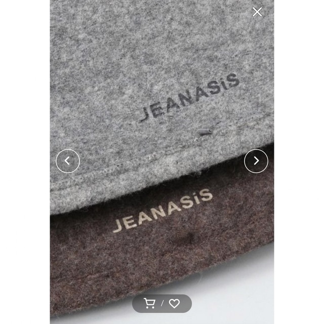 JEANASIS(ジーナシス)の⑦JEANASIS ウールハット レディースの帽子(ハット)の商品写真