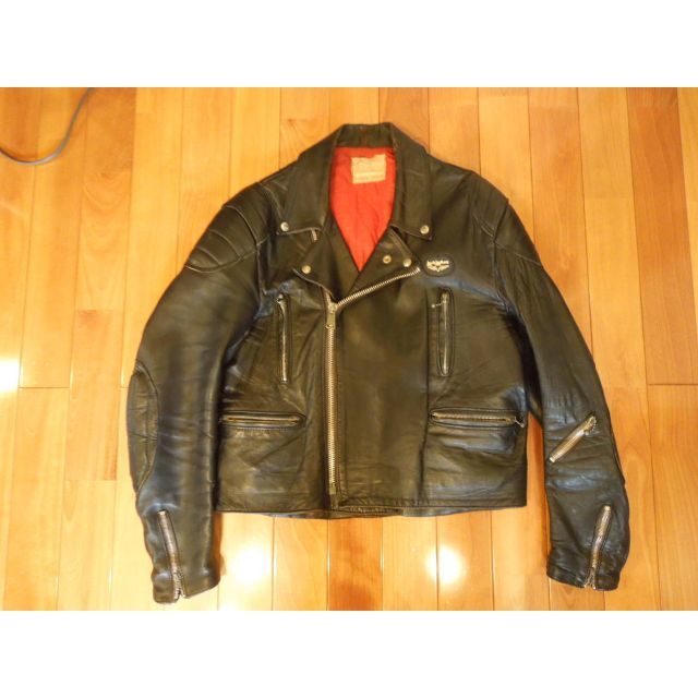 Lewis Leathers(ルイスレザー)のLewisLeathers ルイスレザー 70'sヴィンテージ サイズ42くらい メンズのジャケット/アウター(レザージャケット)の商品写真