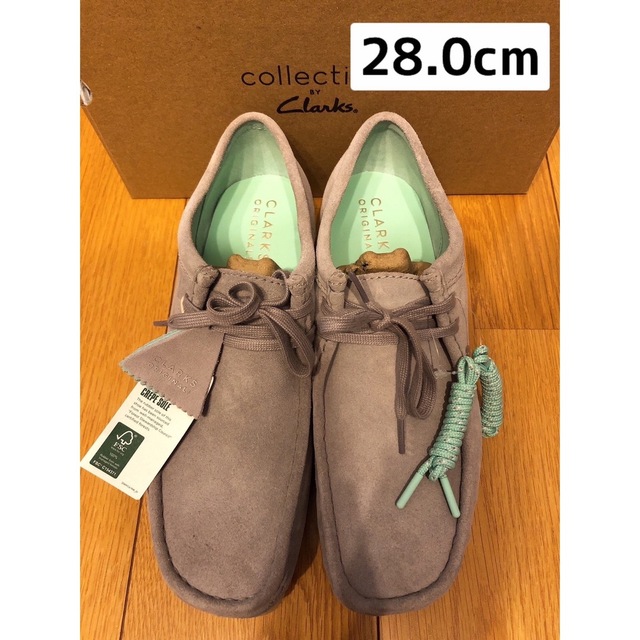 【新品】Clarks Originalsクラークス ワラビーブーツ グレー 水色