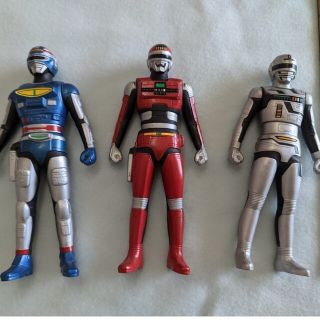 バンダイ(BANDAI)の宇宙刑事ギャバン　シャリバン　シャイダー　ソフビ3体セット(特撮)