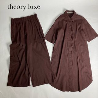 セオリーリュクス(Theory luxe)のtheory luxe セオリーリュクス　春夏　セットアップ　ブラウス　パンツ(セット/コーデ)