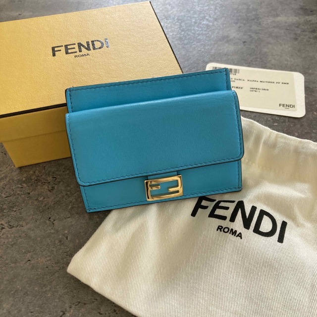 FENDI フェンディ コインケース カードケース バゲット ナッパレザー