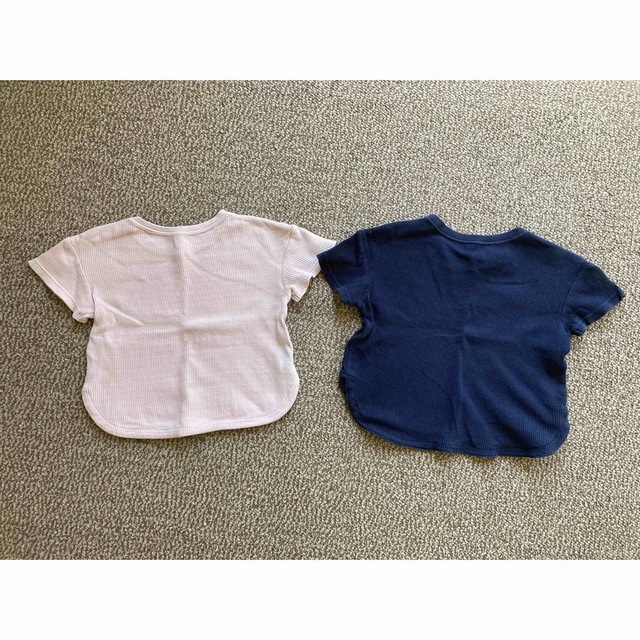 GU(ジーユー)のTシャツ　保育園着　2枚 キッズ/ベビー/マタニティのキッズ服女の子用(90cm~)(Tシャツ/カットソー)の商品写真