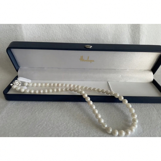 未使用　あこや真珠ネックレス　⚪️7㎜　silver  阪急 レディースのアクセサリー(ネックレス)の商品写真