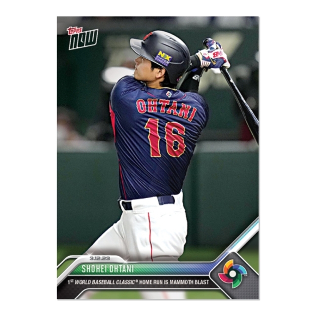 大谷翔平 WBC 侍ジャパン TOPPS NOW 24時間限定カードの通販 by