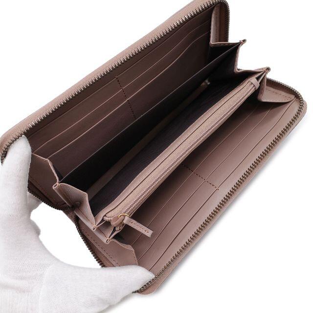 訳アリ・未使用品 グッチ 長財布 GGマーモント 443123 ピンクベージュ