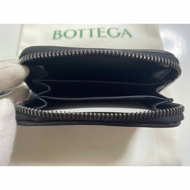 BOTTEGAVENETA   イントレチャート　コンパクトウォレット　黒　箱付