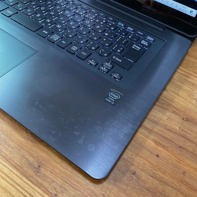 希少】Vaioブラック高級アルミボディ☘i5☘️新品SSD256GB/8GB