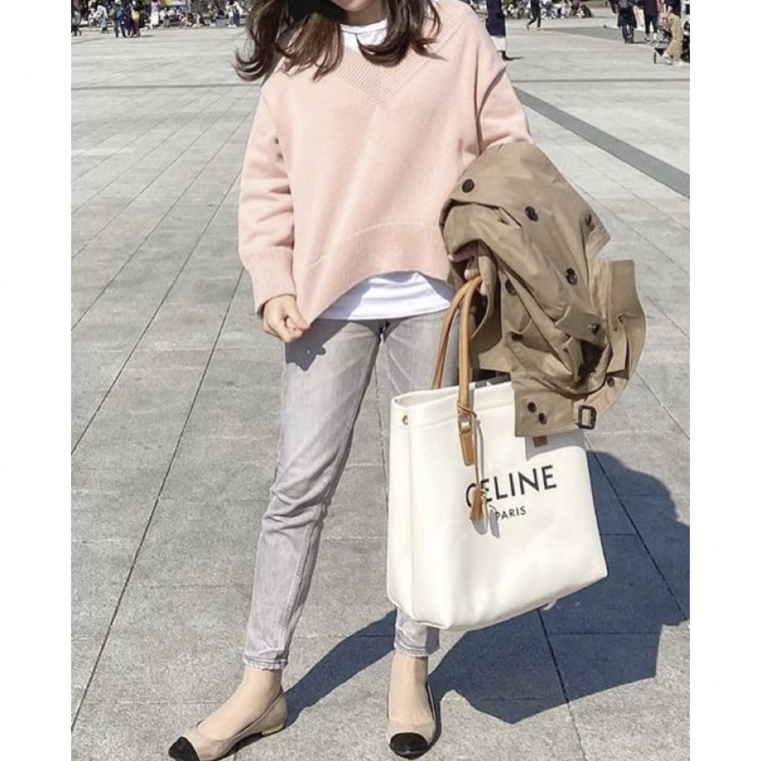 ebure - 完売☆ebure エブール コットン ニット トップスの通販 ebure - 完売☆ebure エブール コットン ニット トップスの通販