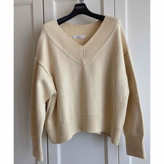 ebure - 完売☆ebure エブール コットン ニット トップスの通販 ebure - 完売☆ebure エブール コットン ニット トップスの通販