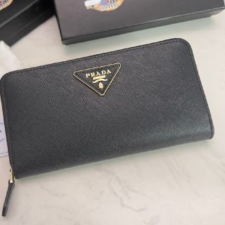 サイズ交換OK】 PRADA 長財布 カーフスキン ファスナー 2ML034
