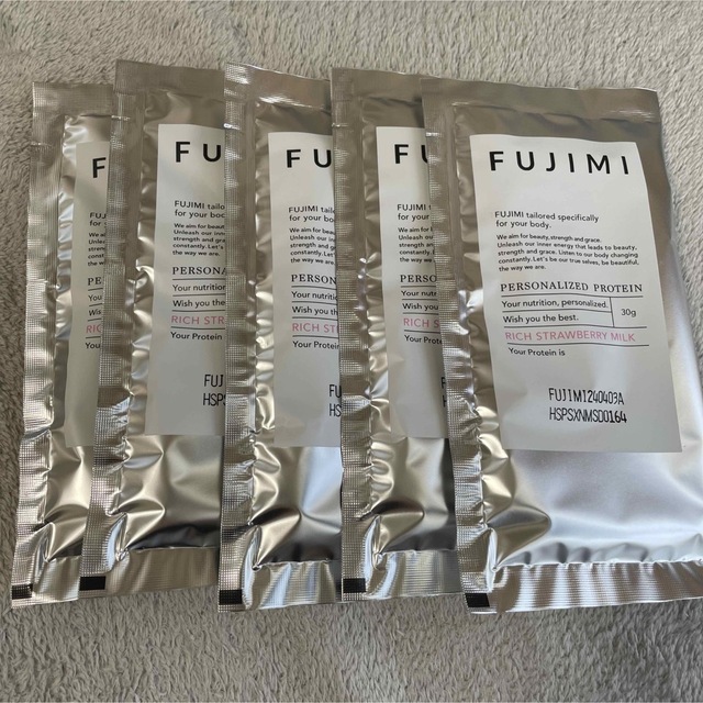 FUJIMIプロテイン　リッチストロベリーミルク味 コスメ/美容のダイエット(ダイエット食品)の商品写真