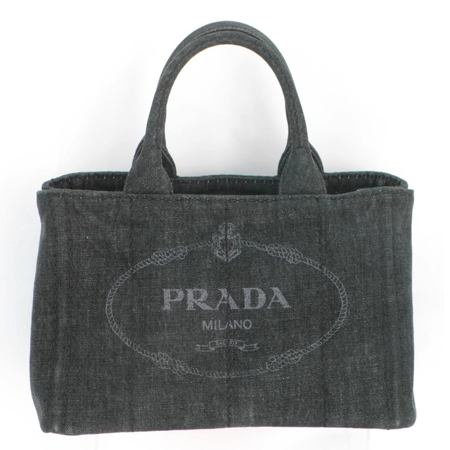 美品『USED』 PRADA プラダ ハンドバッグ デニム