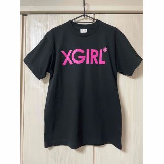 エックスガール(X-girl)のX-girl   黒シャツ(Tシャツ(半袖/袖なし))