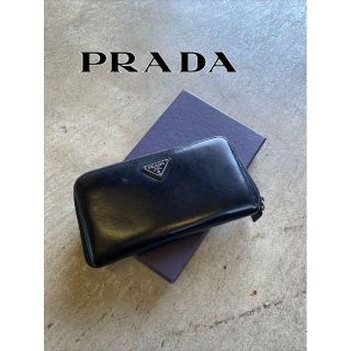 プラダ(PRADA)のPRADA ラウンドファスナー レザー長財布 M506(長財布)