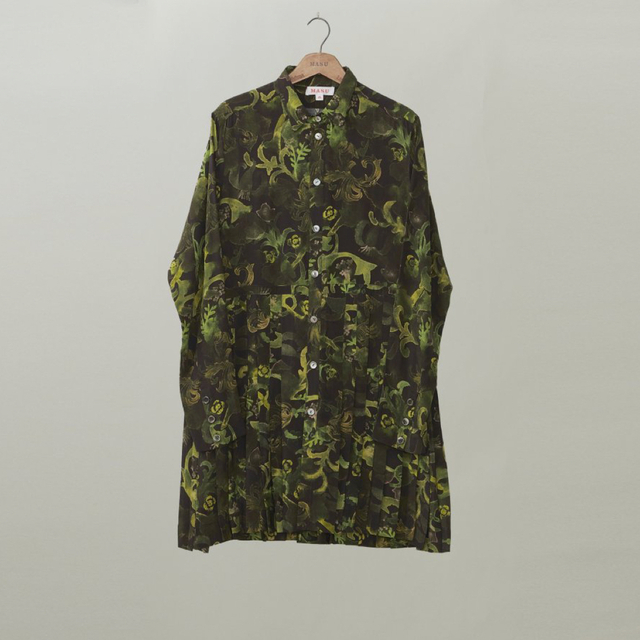 MASU GRANNY LONG SHIRTS(WET BLACK)