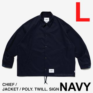 ダブルタップス(W)taps)のWTAPS 23ss CHIEF JACKET POLY TWILL SIGN(ナイロンジャケット)