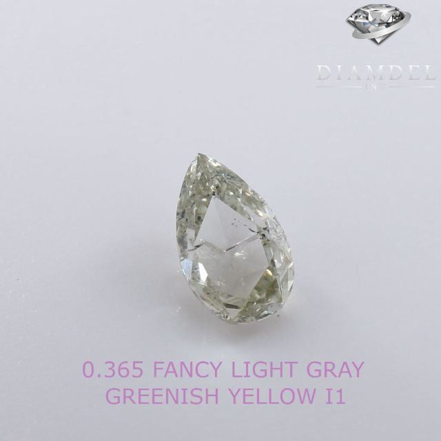 イェローダイヤモンドルース/ F.L.G.G.YELLOW/ 0.365 ct.