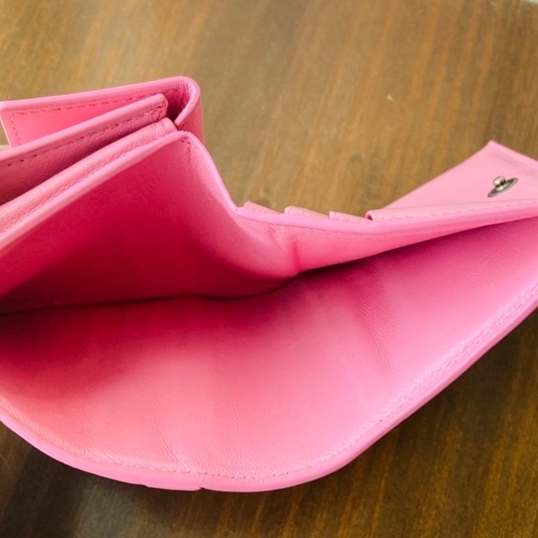 Balenciaga(バレンシアガ)のバレンシアガ ネオクラシック ミニウォレット 二つ折り財布 ピンク レディースのファッション小物(財布)の商品写真