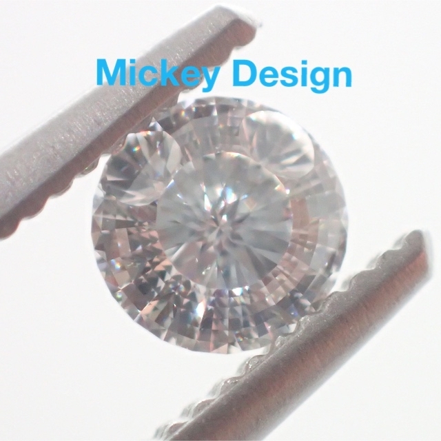 隠れミッキー】0.220ct F VS2 ミッキー ダイヤモンドの通販 by dia-shop|ラクマ