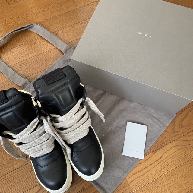 日本特売中 メンズ RICK OWENS Geobasket ジオバスケット スニーカー