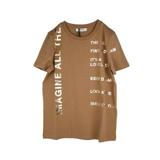 エスマックスマーラ('S Max Mara)のS Max Mara エスマックスマーラ GILBERT キャメル半袖Tシャツ イタリア正規品 新品 2399710331.650 キャメル(Tシャツ(半袖/袖なし))