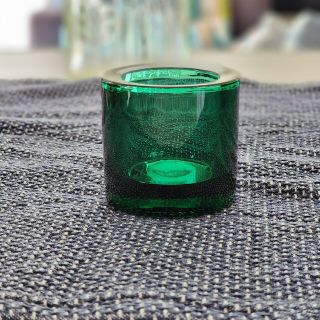 イッタラ(iittala)のiittala kivi  エメラルド キャンドルホルダー(その他)