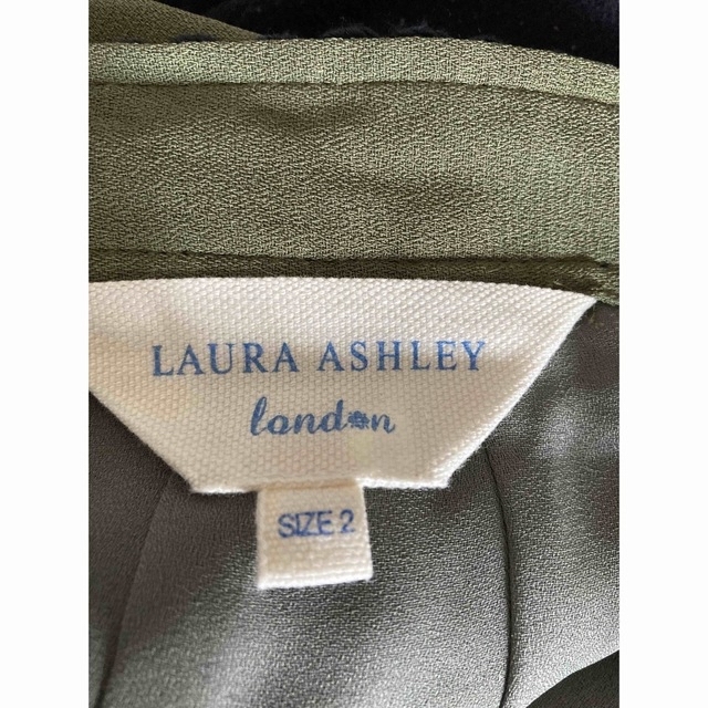 LAURA ASHLEY(ローラアシュレイ)のローラアシュレイ膝下丈Aラインorタイトスカートsize2S〜M レディースのスカート(ひざ丈スカート)の商品写真