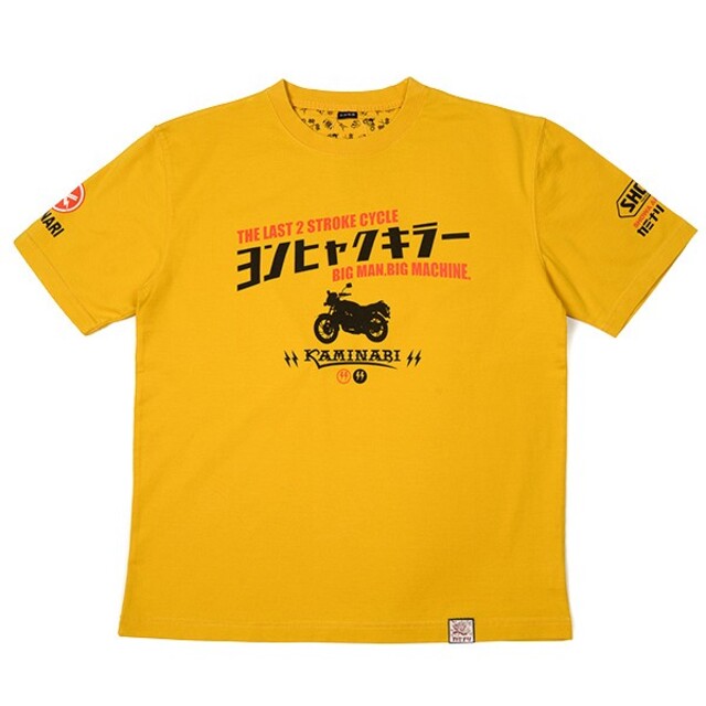 TEDMAN(テッドマン)のカミナリモータース/ヤマハRZ250/Tシャツ/イエロー/KMT-227 メンズのトップス(Tシャツ/カットソー(半袖/袖なし))の商品写真