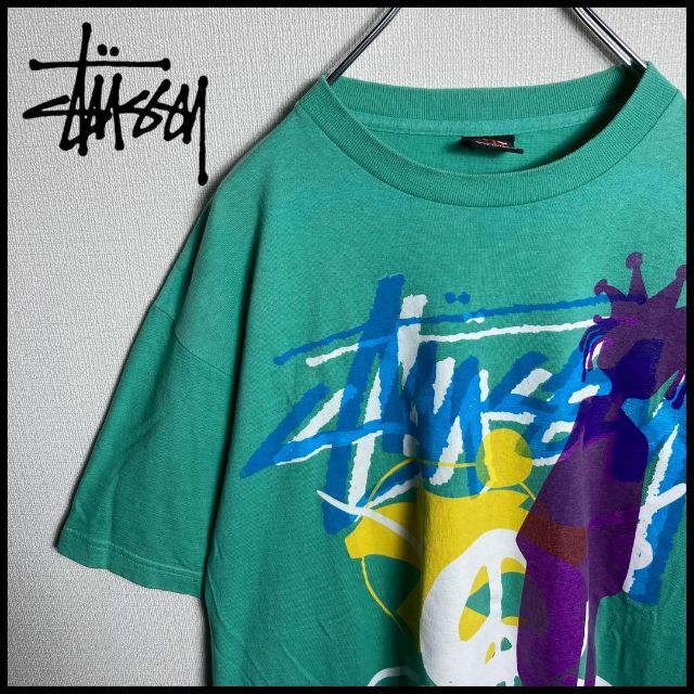 人気Lサイズ】ステューシー シャドーマン ビッグロゴTシャツ 人気