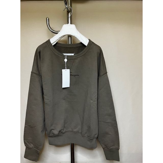 新品 22aw L マルジェラ 反転ロゴ スウェット 茶色 4539 最新 28240円