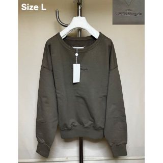 マルタンマルジェラ(Maison Martin Margiela)の新品 22aw L マルジェラ 反転ロゴ スウェット 茶色 4539(スウェット)