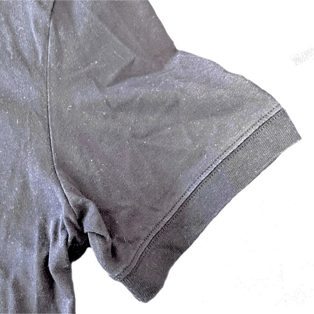 DOLCE&GABBANA(ドルチェアンドガッバーナ)の【美品】 ドルチェ&ガッバーナ Tシャツ 半袖 Vネック トップス ブラック 黒 メンズのトップス(Tシャツ/カットソー(半袖/袖なし))の商品写真