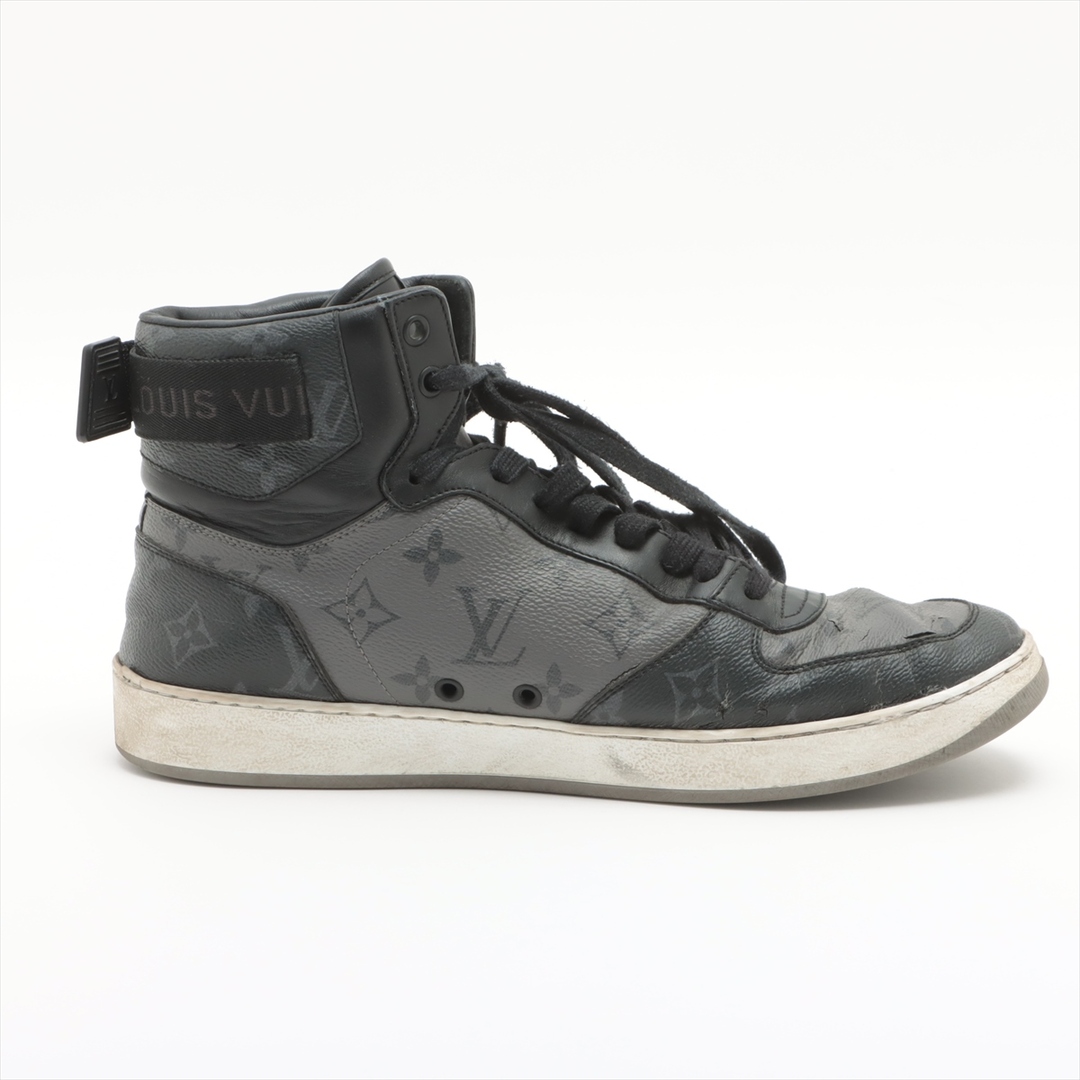 LOUIS VUITTON(ルイヴィトン)のヴィトン リヴォリライン PVC×レザー 7 1/2 ブラック×グレー メ メンズの靴/シューズ(スニーカー)の商品写真