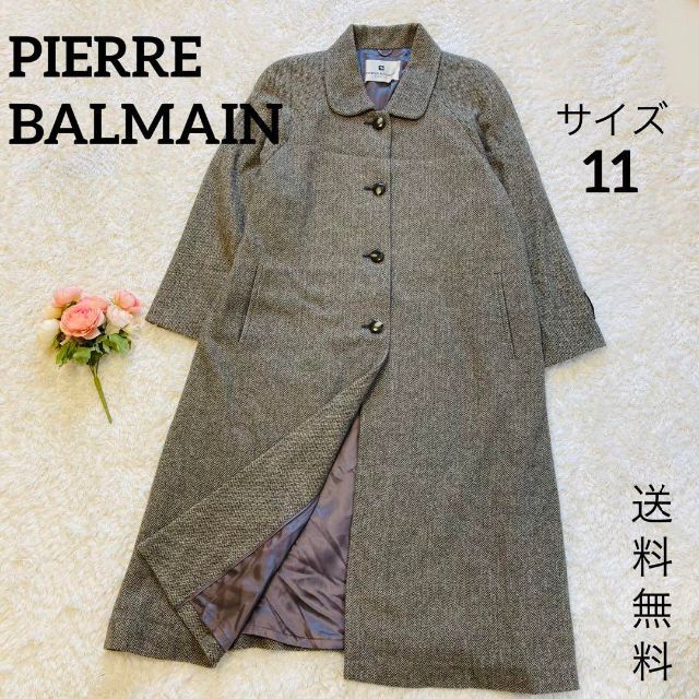 y_clothingBALMAIN バルマン カシミヤ100% コート ジャケット 11