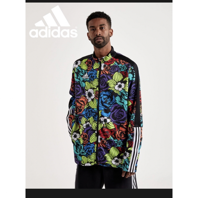 adidas - アディダス Adidas 花柄 マルチ トラック ジャケット ...