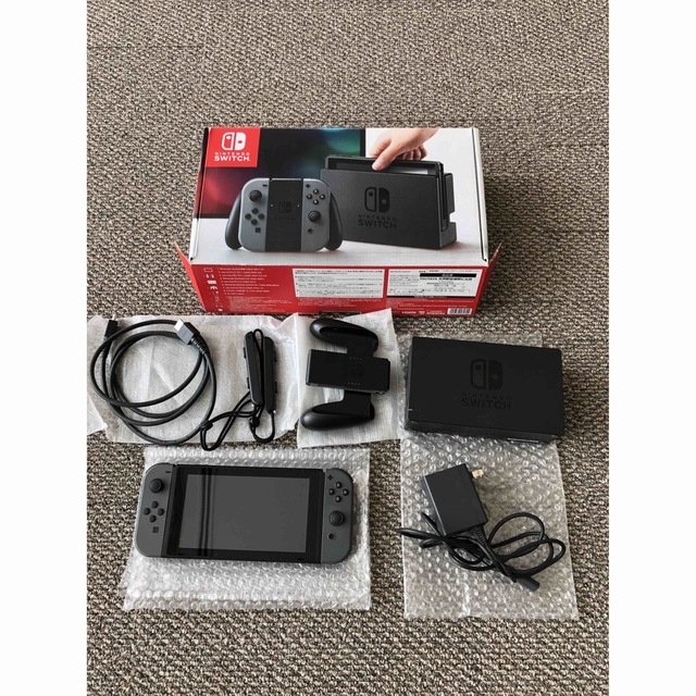 定形外発送送料無料商品 超美品!!Nintendo Switch グレー 本体セット