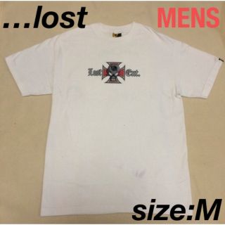 レア！…lost メンズ Tシャツ medium スカル ロスト サーファー(Tシャツ/カットソー(半袖/袖なし))