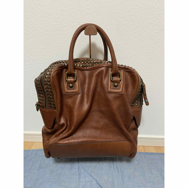 DOLCE&GABBANA - D&G スタッズ レザートートバッグ ショルダー DOLCE&GABBANA - D&G スタッズ レザートートバッグ ショルダー