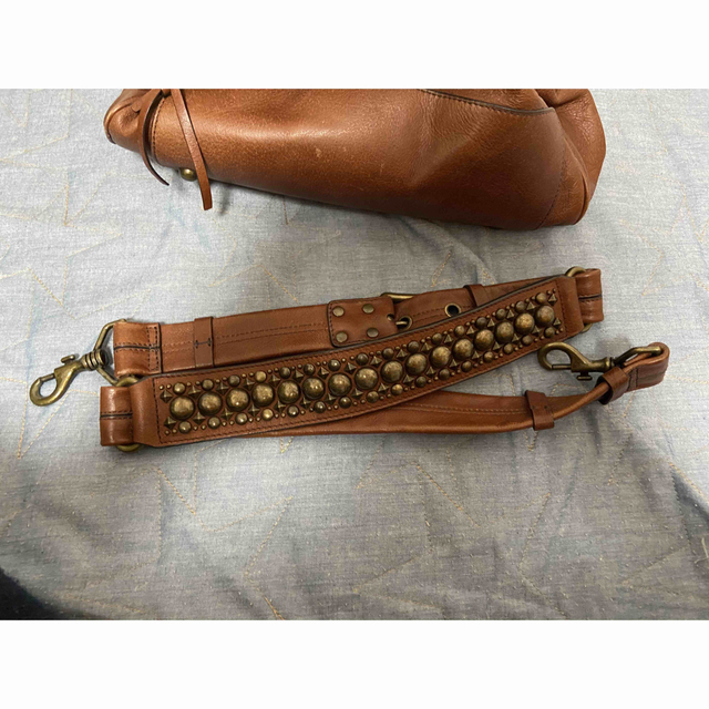 DOLCE&GABBANA - D&G スタッズ レザートートバッグ ショルダー DOLCE&GABBANA - D&G スタッズ レザートートバッグ ショルダー