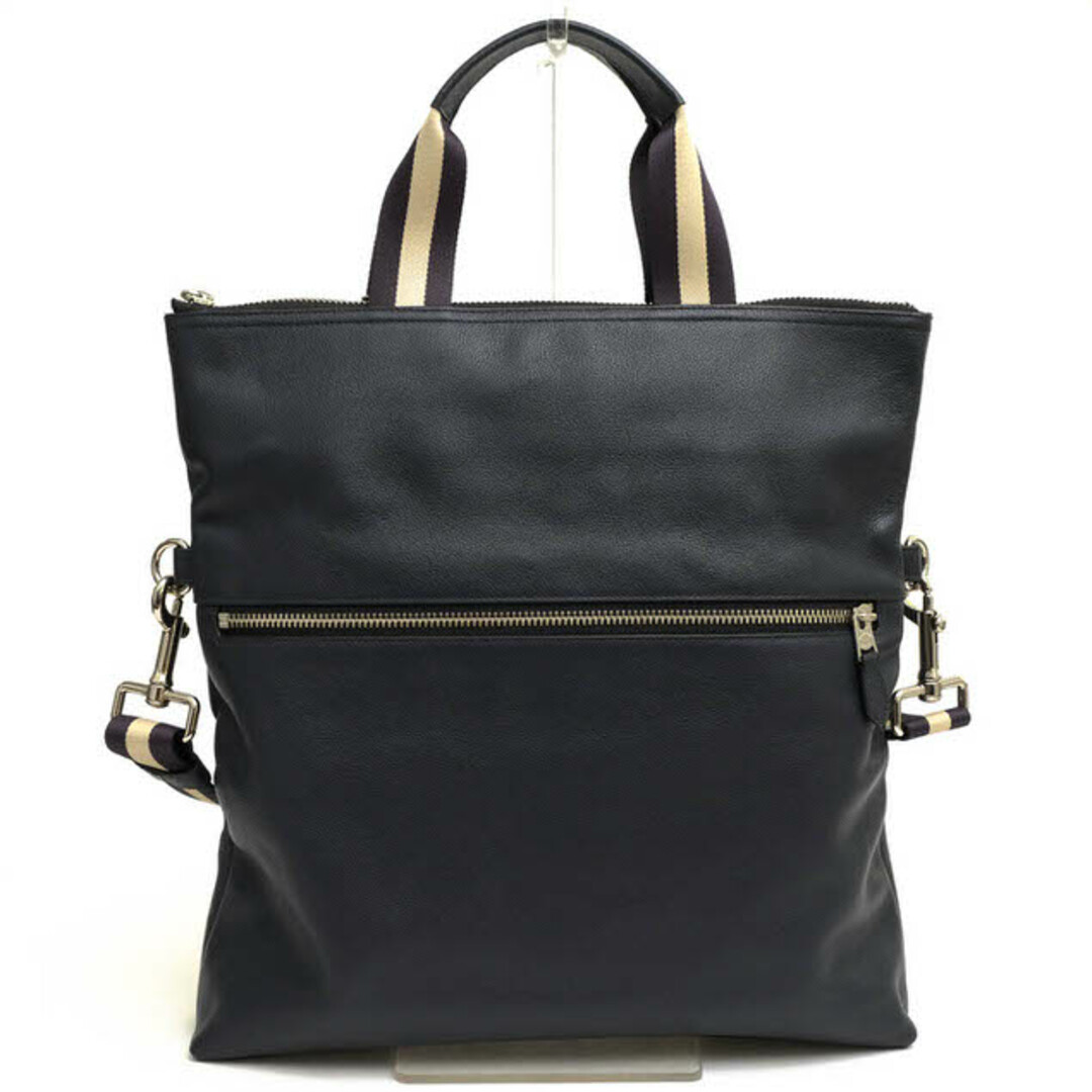 コーチ/COACH バッグ トートバッグ 鞄 ハンドバッグ メンズ 男性 男性用レザー 革 本革 ネイビー 紺 F54759 CHARLES FOLDOVER TOTE IN SMOOTH LEATHER チャールズ フォールドオーバー トート シボ革 シュリンクレザー 2WAY ショルダーバッグ