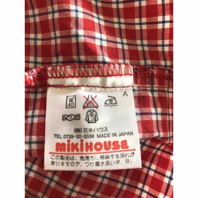 mikihouse(ミキハウス)のミキハウス　シャツ　120 キッズ/ベビー/マタニティのキッズ服女の子用(90cm~)(Tシャツ/カットソー)の商品写真