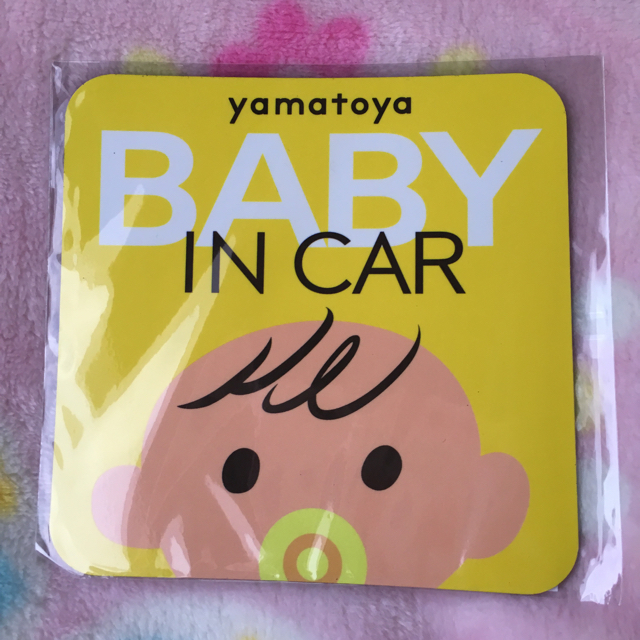 BABY IN CAR❤️マグネットステッカー ハンドメイドのキッズ/ベビー(外出用品)の商品写真