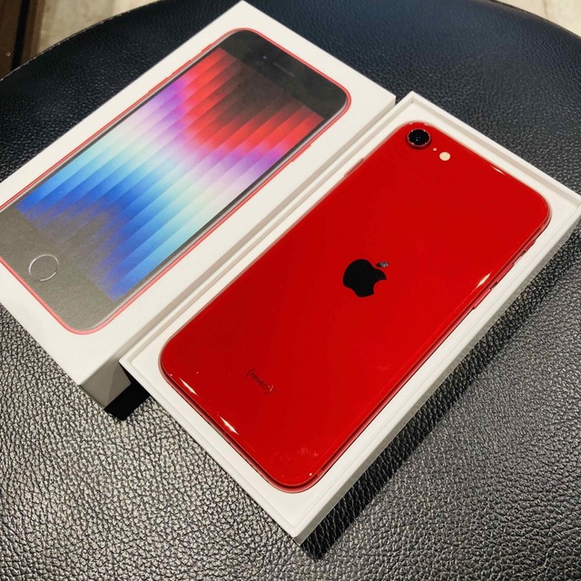 楽天→SIMロック解除 iPhoneSE 第3世代 64GB レッド 【返品?交換対象