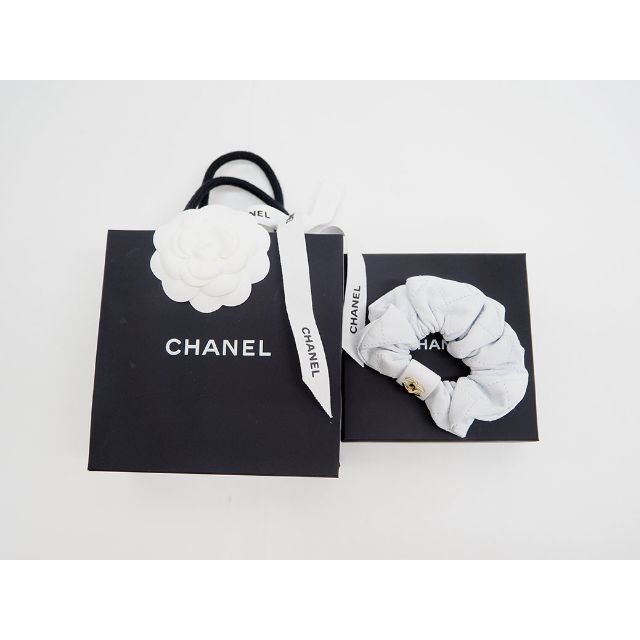 【未使用品】CHANEL シャネル レザー シュシュ AA7926 ラムスキン